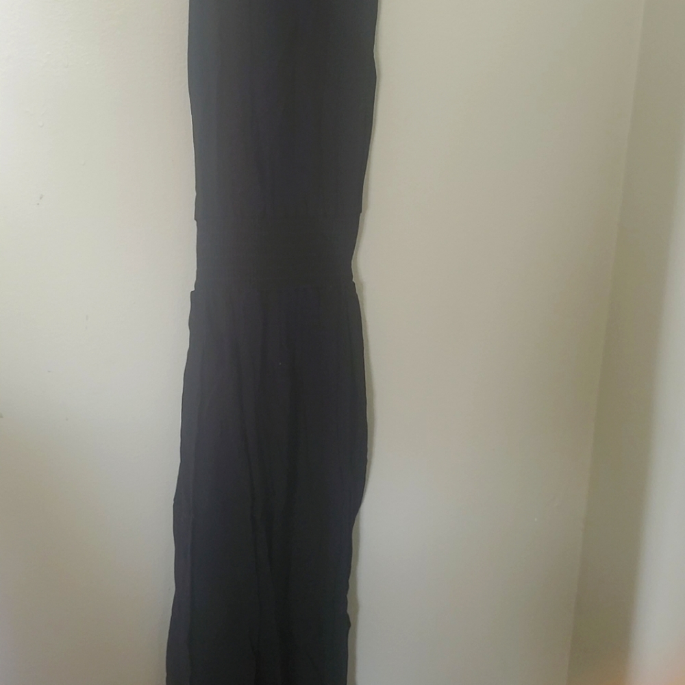 Black Green Dragon Maxi Dress